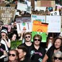 Climate change campaigners in GLasgow last year. Picture: John Devlin