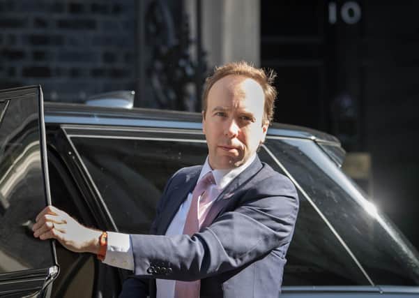 Health Secretary Matt Hancock wants to know which members of the public have been having rumpy-pumpy behind his back, according to Kevan Christie's possibly over-active imagination anyway (Picture: Stefan Rousseau/PA Wire)