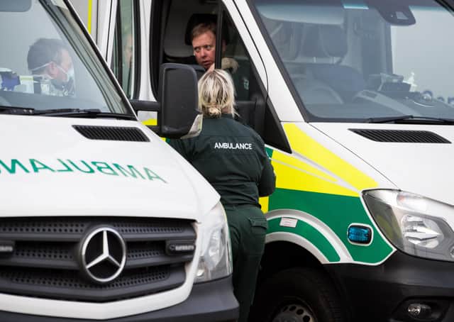 NHS staff wearing PPE (Picture, John Devlin)