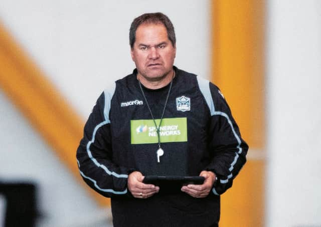 Glasgow coach Dave Rennie suggested handing the Pro14 title to unbeaten Leinster. Picture: SNS