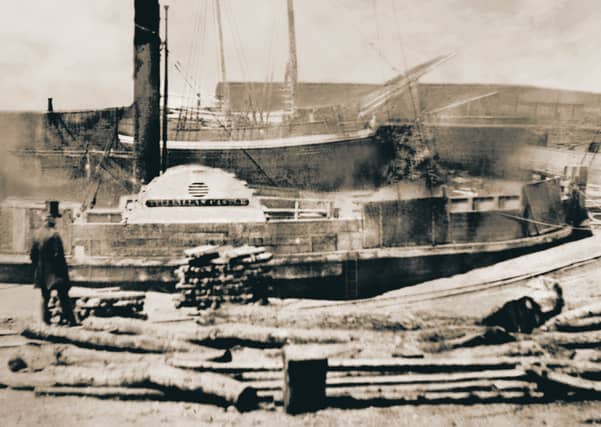 The waggonway ran right to the harbour at Cockenzie