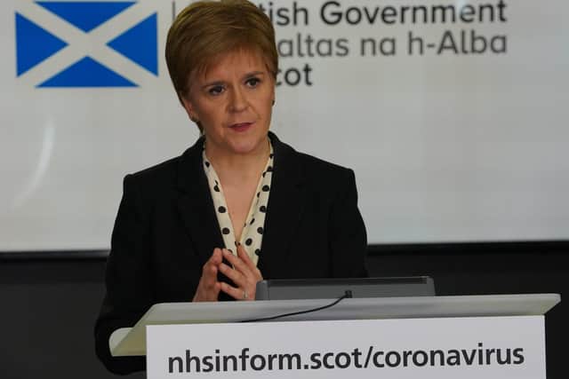Nicola Sturgeon urged Scots to 'stick to the rules' to help protect the progress being made at halting the spread of Covid-19