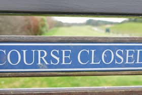 Golf courses in Scotland and throughout the UK have been closed since the last week in March