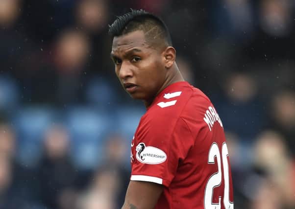 Rangers' Alfredo Morelos had scored 29 goals before the season was suspended. Picture: Rob Casey / SNS