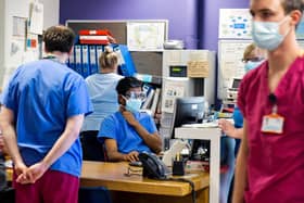 Ward B12 at  Forth Valley Royal Hospital in Larbert Falkirk. Pictures: Michael Killen