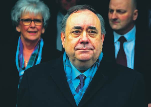 Alex Salmond leaves the High Court in Edinburgh on March 23, 2020, after being acquitted. Picture AP