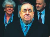 Alex Salmond leaves the High Court in Edinburgh on March 23, 2020, after being acquitted. Picture AP