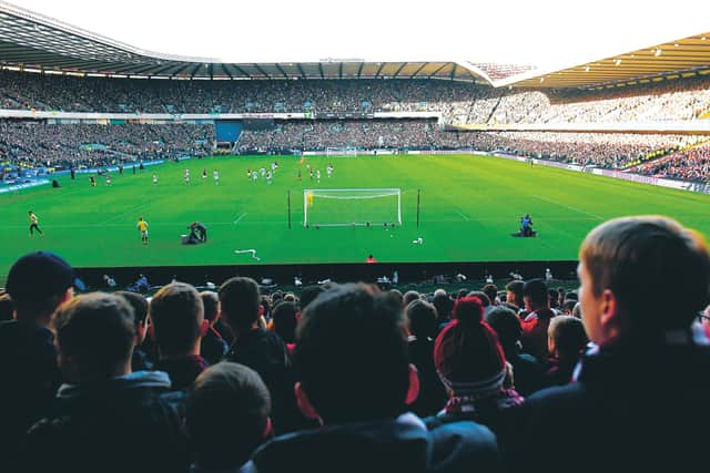 Murrayfield played host to last season's Betfred Cup semi-final between Hearts and Celtic. Picture: SNS