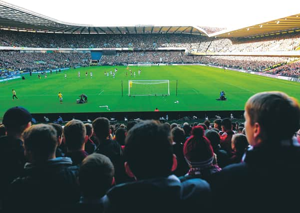 Murrayfield played host to last season's Betfred Cup semi-final between Hearts and Celtic. Picture: SNS