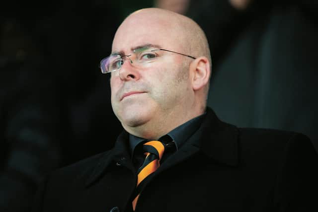 Alloa chairman and owner Mike Mulraney, inset, says it is ‘theoretically possible’ for his club to run for one season with no fans. Picture: SNS