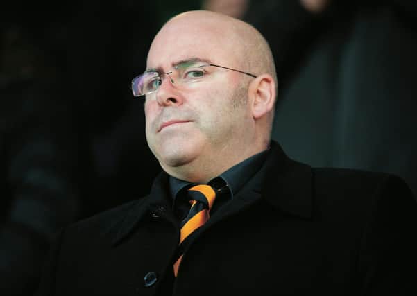 Alloa chairman and owner Mike Mulraney, inset,  says it is ‘theoretically possible’ for his club to run for one season with no fans. Picture: SNS