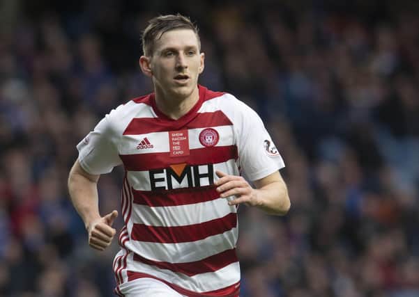 Hamilton Accies midfielder Blair Alston is one of many players in Scotland who will find themselves out of work at the end of June. Picture: Craig Foy/SNS