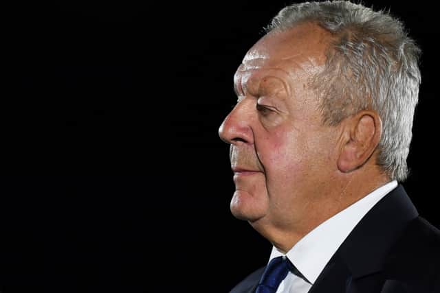 Bill Beaumont was re-elected as World Rugby chairman. Picture: Charly Triballeau/AFP