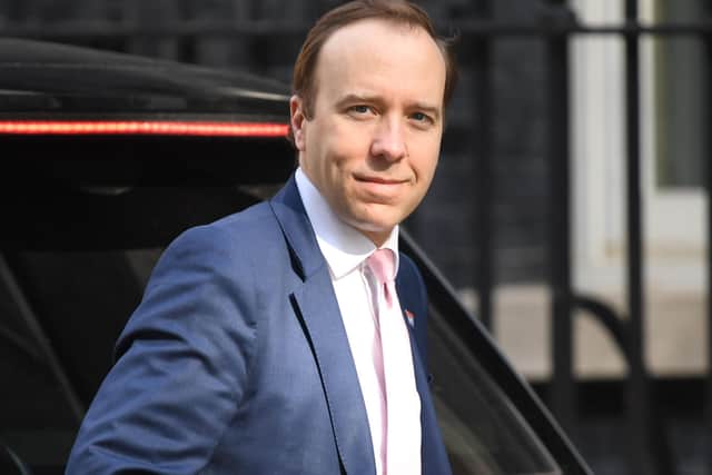 Health Secretary Matt Hancock. Picture: Daniel Leal-Olivas/AFP