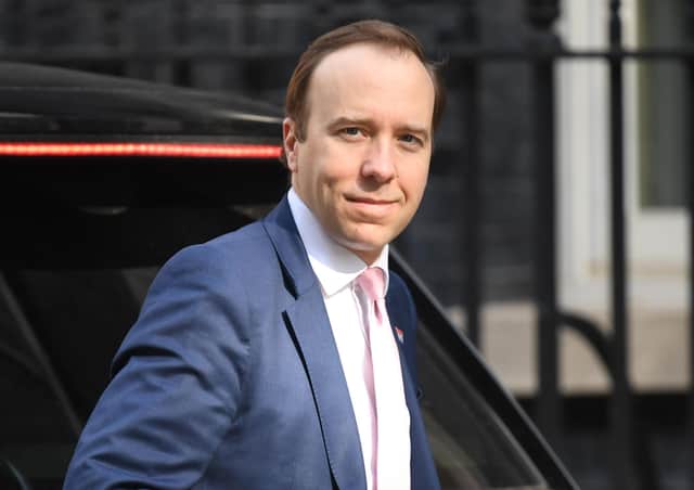 Health Secretary Matt Hancock. Picture: Daniel Leal-Olivas/AFP