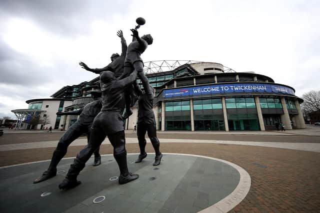 Owning Twickenham is a major asset for the RFU, but there is a major impact while it brings in no revenue during the shutdown. Picture: Getty.