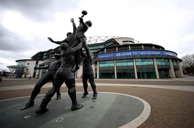 Owning Twickenham is a major asset for the RFU, but there is a major impact while it brings in no revenue during the shutdown. Picture: Getty.