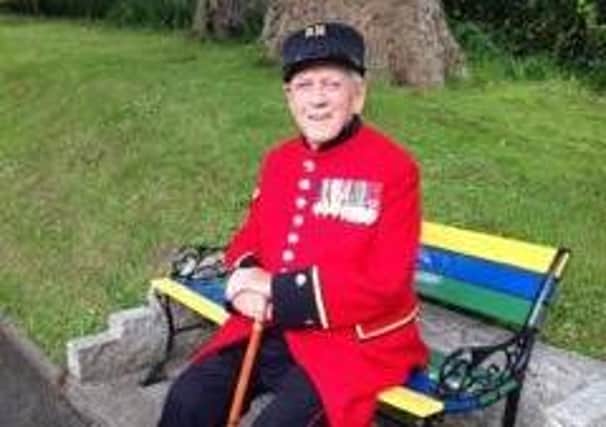 Jimmy George in his Chelsea Pensioner uniform