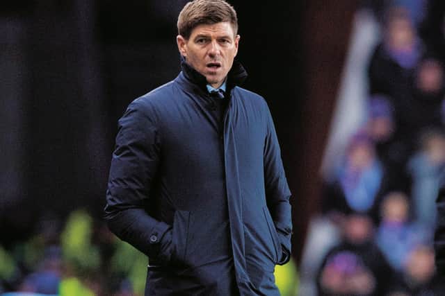 Rangers manager Steven Gerrard. Picture: SNS
