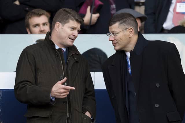 SRU chief operating officer Dominic McKay and SPFL chief executive Neil Doncaster met with the Scottish Government. Picture: SNS
