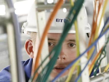 Chief executive Philip Jansen said a new target of full fibre to 20 million homes by the mid to late 2020s is now in place. Picture: BT plc