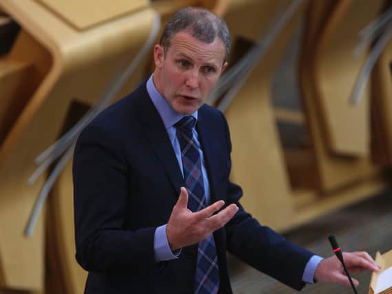 Michael Matheson announced the pause today