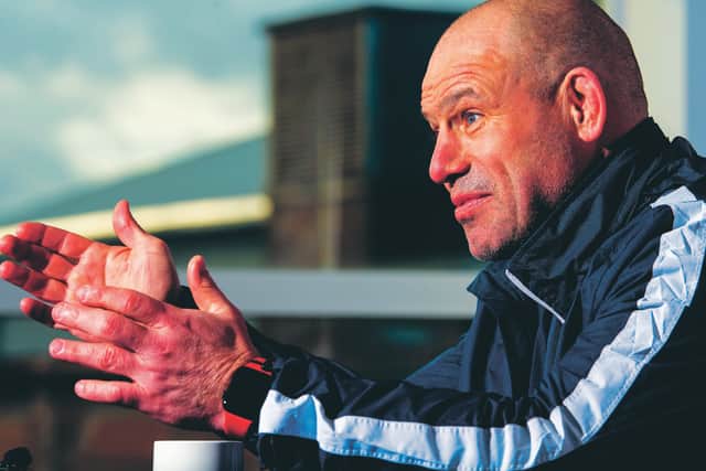 Richard Cockerill is planning for a return to competitive rugby, whenever that may be. Picture: Ross Parker/SNS