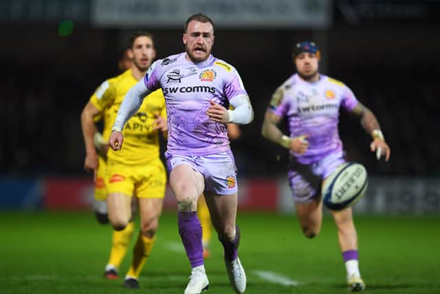Stuart Hogg's Exeter Chiefs were top of the Gallagher Premiership when play was suspended. Picture: Harry Trump/Getty Images