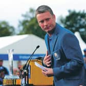 Walker Cup captain Stuart Wilson took charge of Team Europe at the 2014 Junior Ryder Cup. Picture: Mark Runnacles/Getty Images