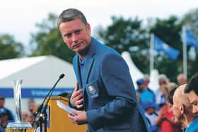 Walker Cup captain Stuart Wilson took charge of Team Europe at the 2014 Junior Ryder Cup. Picture: Mark Runnacles/Getty Images