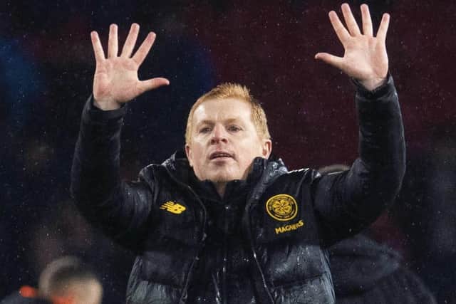 Neil Lennon and Celtic are set to begin their record-breaking title bid behind closed doors but there are hopes that crowds will gradually be allowed to return as the season progresses. Picture: Craig Foy/SNS