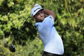 Jon Rahm in action at the Players Championship at Sawgrass in March just before golf shut down due to the pandemic. Picture: Cliff Hawkins/Getty
