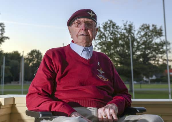 Former paratrooper Sandy Cortmann, from Aberdeen, makes an emotional return to Arnhem in the Netherlands on Thursday to mark the 75th anniversary of Operation Market Garden.