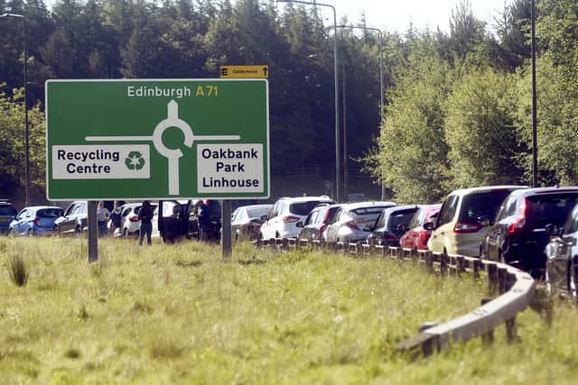 Increased traffic is a sign that the economy is starting to pick up (Picture: Lisa Ferguson)