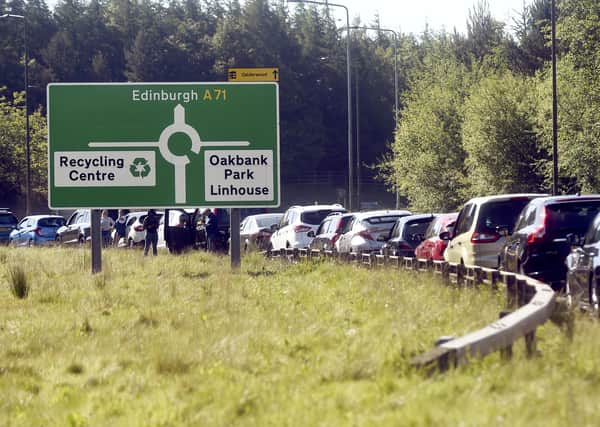 Increased traffic is a sign that the economy is starting to pick up (Picture: Lisa Ferguson)