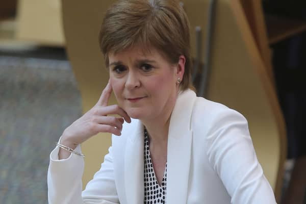 Nicola Sturgeon cannot deny she is making political choices about the lockdown's restrictions, says John McLellan (Picture: Fraser Bremner/pool/Scottish Daily Mail)