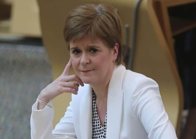Nicola Sturgeon cannot deny she is making political choices about the lockdown's restrictions, says John McLellan (Picture: Fraser Bremner/pool/Scottish Daily Mail)