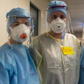 Medical staff wearing PPE safety equipment at Edinburgh Royal Infirmary. (Picture: Andy O'Brien)