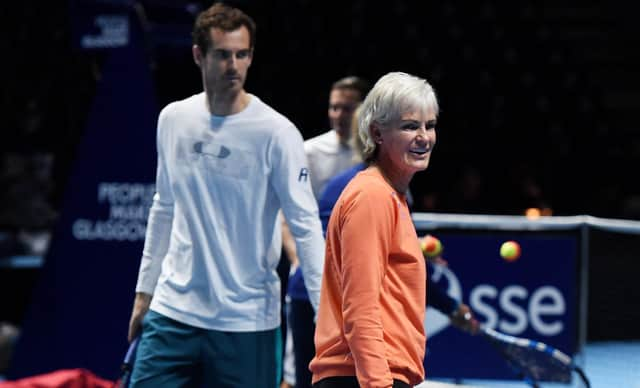 Judy Murray has linked up with son Andy and other leading Scottish tennis players in her new training programme. Picture: Ross Parker/SNS