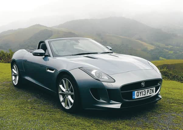 The Jaguar F-Type roadster