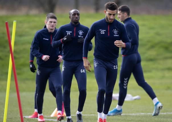 Rangers players, along with those at the other Premiership clubs, can return to training next week, but the restrictions put in place in order to prevent the spread of coronavirus will make it impossible for lower division clubs to follow suit. Picture: SNS