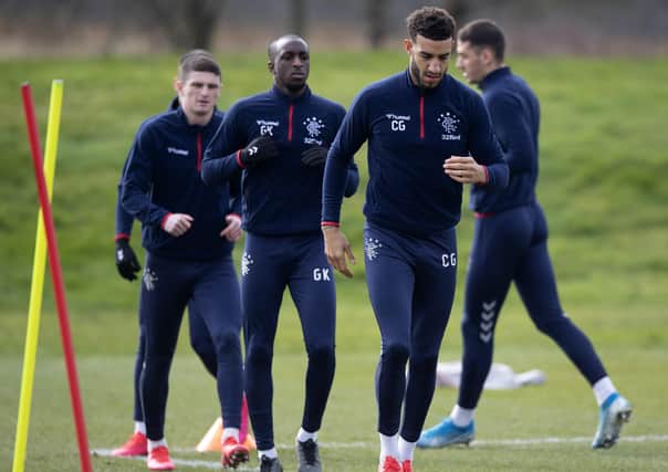 Rangers players, along with those at the other Premiership clubs, can return to training  next week, but the restrictions put in place in order to prevent the spread of coronavirus will make it impossible for lower division clubs to  follow suit. Picture: SNS