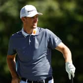 Justin Rose of England plays his shot from the third tee during the first round of the Charles Schwab Challenge at Colonial Country Club in Fort Worth, Texas. Picture: Tom Pennington/Getty Images