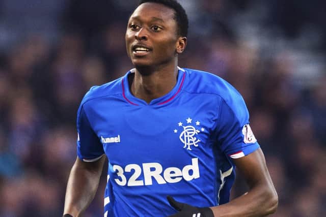 Umar Sadiq in action for Rangers against Aberdeen. Picture: Paul Devlin/SNS