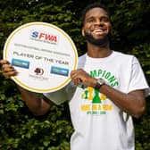 Scottish Football Writers’ Player of the Year Odsonne Edouard insists he is focused on helping Celtic win a tenth title in a row. Picture: Steve Welsh