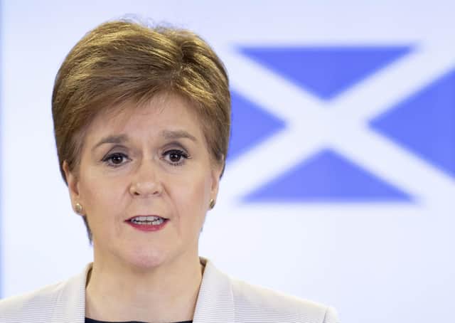 Nicola Sturgeon is right to be cautious as coronavirus lockdown is eased (Picture: Jane Barlow/pool/AFP via Getty Images)