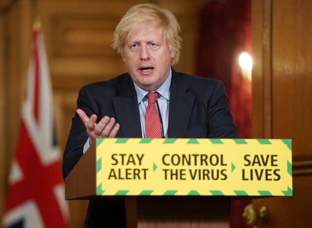 Prime Minister Boris Johnson has pledged jobs at the department's Scottish headquarters will be safe. Picture: Pippa Fowles/10 Downing Street/AFP via Getty Images