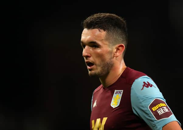 John McGinn of Aston Villa during the Premier League match between Aston Villa and Newcastle United at Villa Park on November 25, 2019. (Photo by Catherine Ivill/Getty Images)