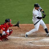 New York Yankees’ Gary Sanchez in action during the MLB London Series Match last summer. Picture: PA