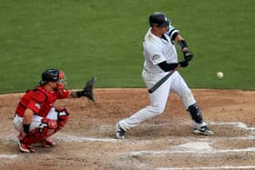 New York Yankees’ Gary Sanchez in action during the MLB London Series Match last summer. Picture: PA